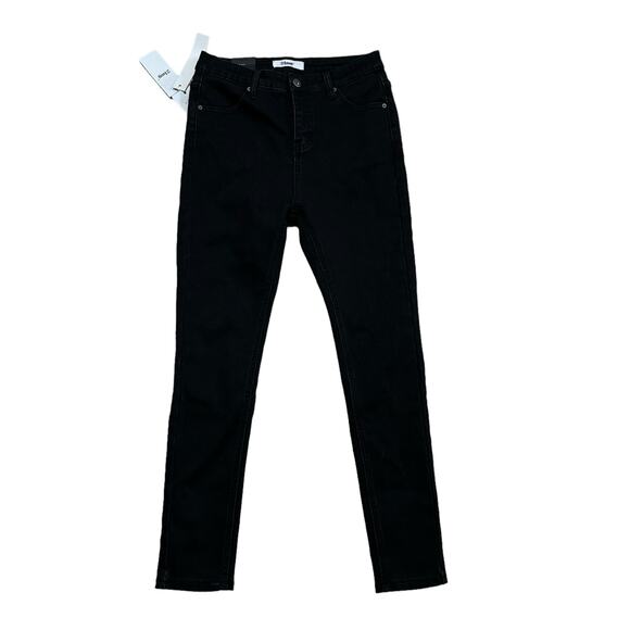 24MG Korean Fashion Black Denim Jeans size 28 Waist New - Picture 1 of 5